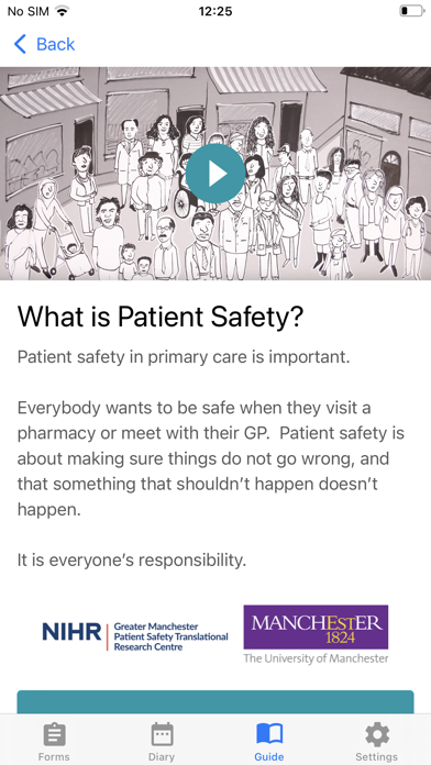 The Patient Safety Guide Screenshot