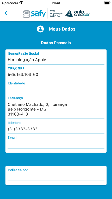 Safy Proteção Veicular Screenshot
