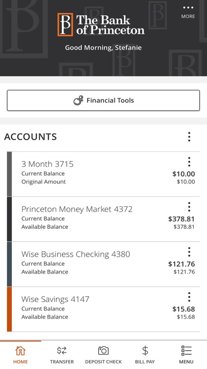 The Bank of Princeton Mobile