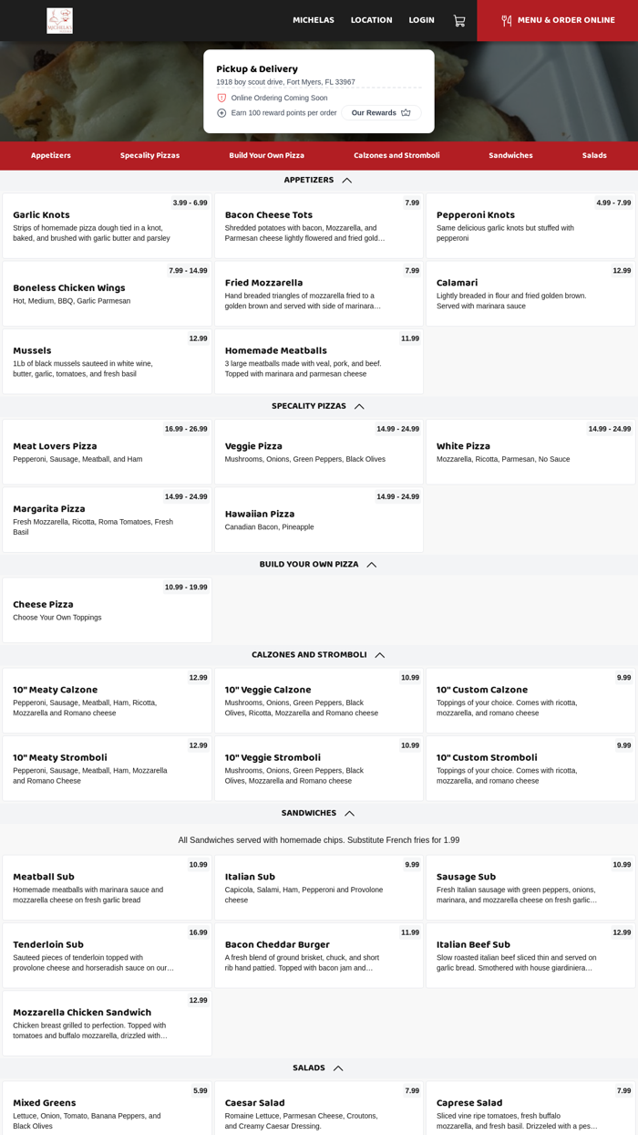 Michelas Pizzeria