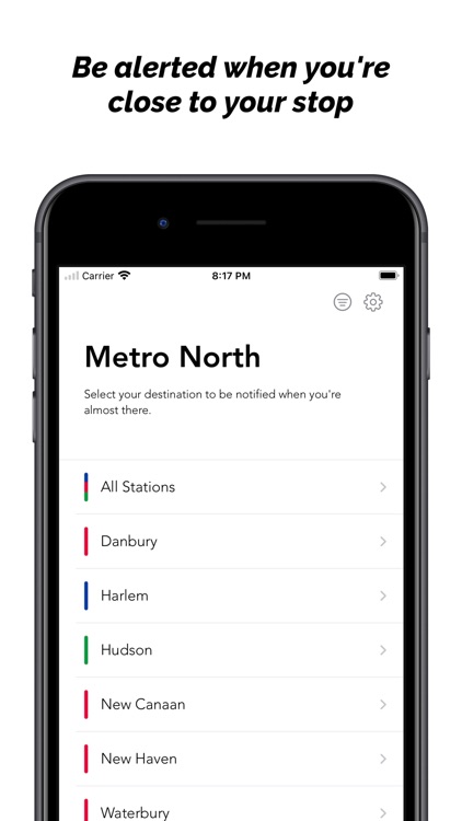 Metro North Destinations Alarm screenshot-4