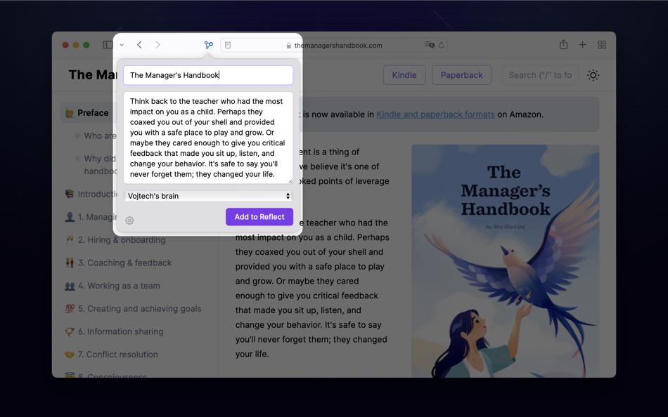 #2. Save to Reflect (macOS) Podle: Reflect App, LLC