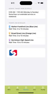 philadelphia subway map iphone screenshot 3