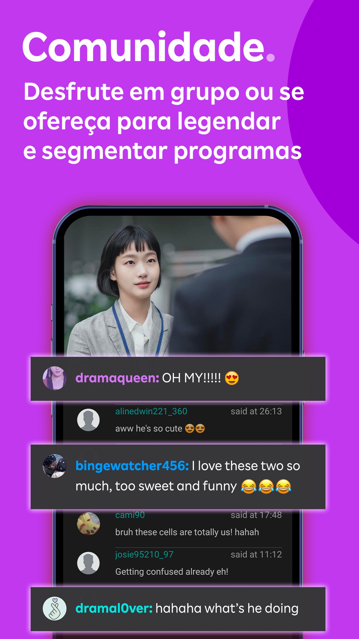 Screenshot do app Viki: Doramas, filmes e series