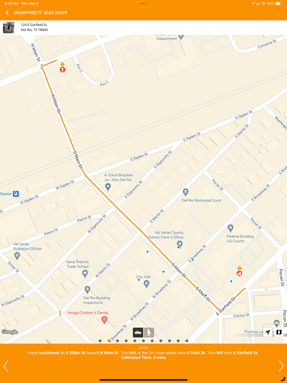Explore Del Rio, Texas! iPad screenshot 10 - Travel app