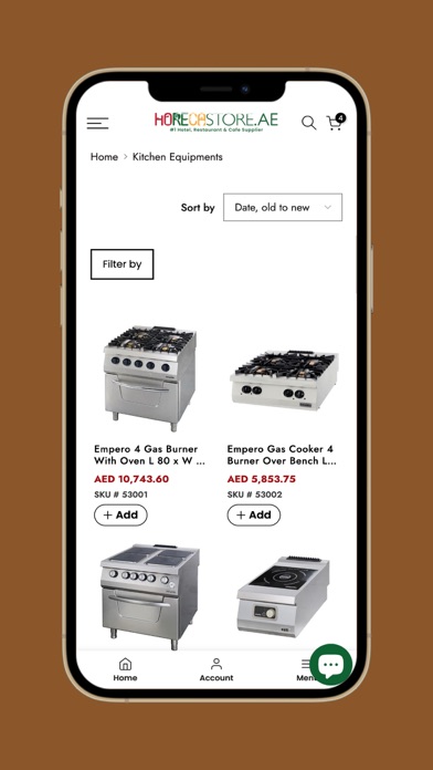 Horecastore Screenshot