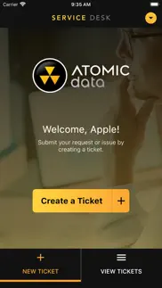 atomic data service desk iphone screenshot 2