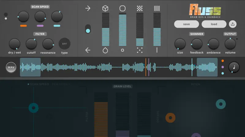 Fluss - Granular Playground screenshot 3 of 5