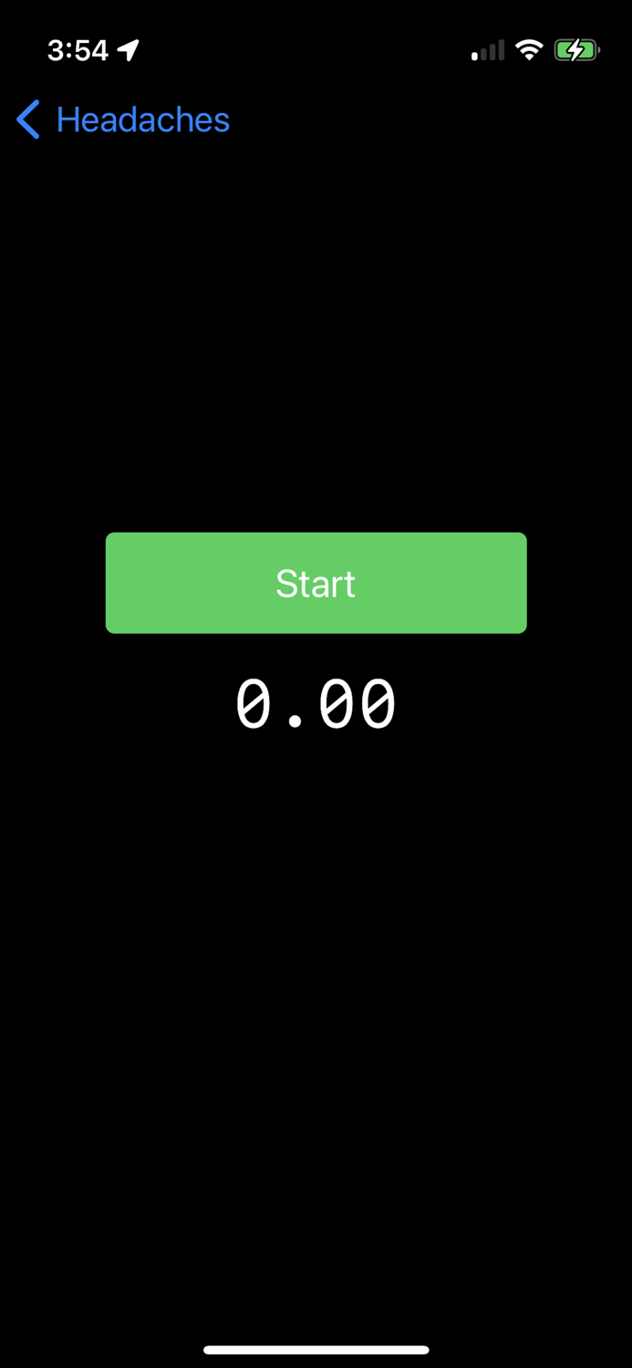 My Simple Headache Tracker