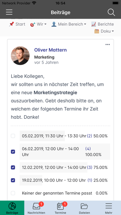 KH BL Treffpunkt Handwerk Screenshot