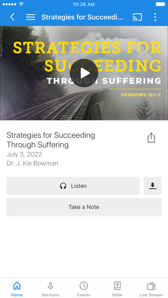 Hyde Park Baptist Church App