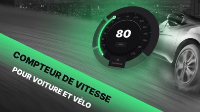 Screenshot #1 pour Compteur de vitesse GPS app