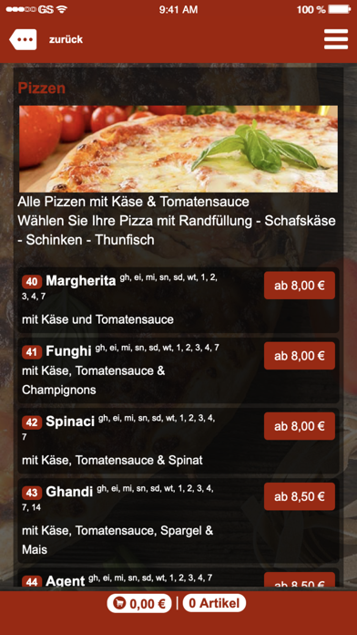 Pizza Mamma Mia Holzgerlingen Screenshot