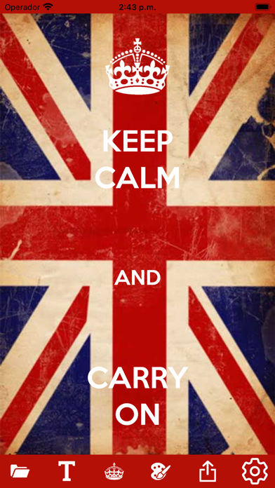 Keep calm generator and maker Screenshot
