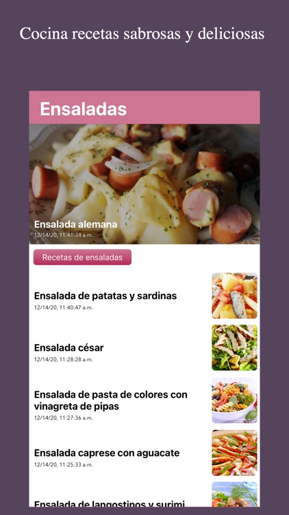 Recetas de cocina caseras