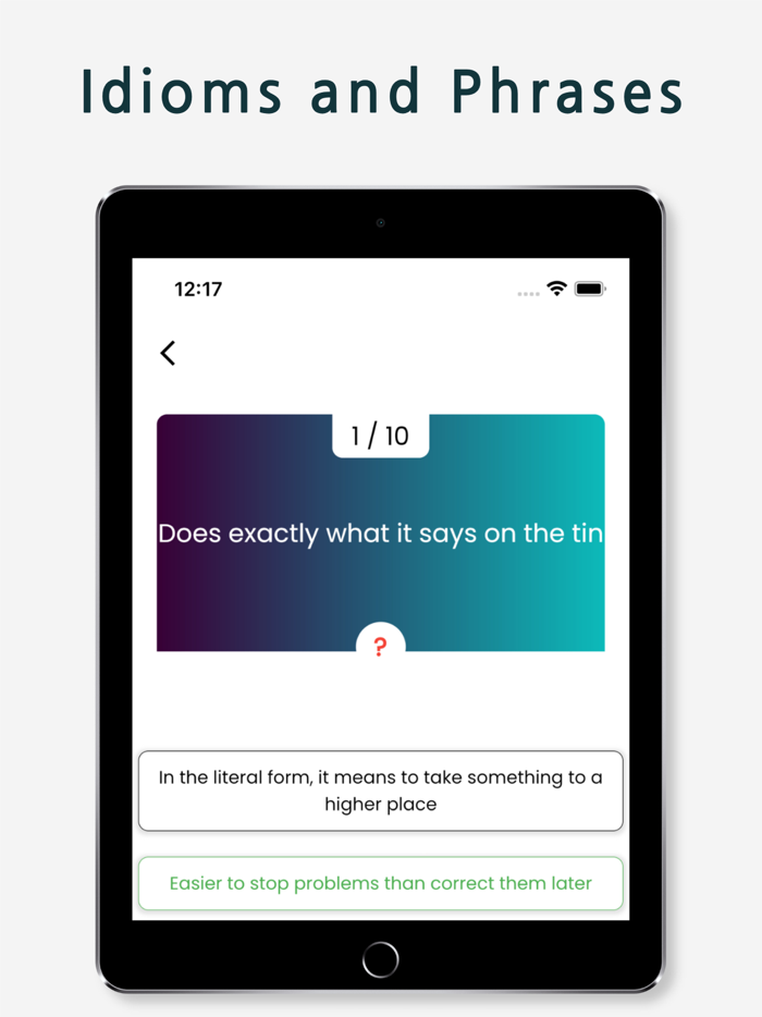 Idioms and Phrases  Learn