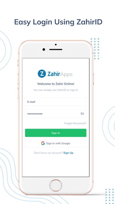 Zahir Apps Screenshot