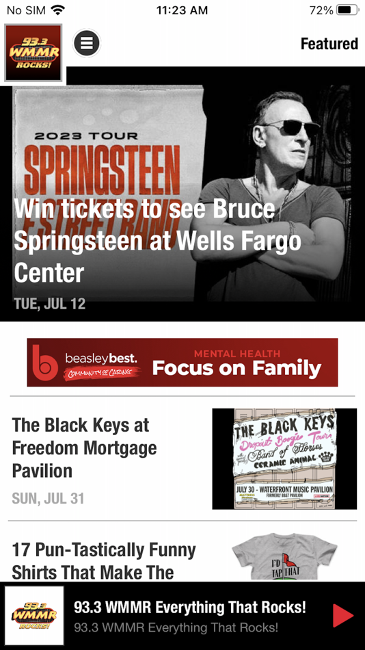 #2. 93.3 WMMR (iOS) 由: Beasley Broadcast Group