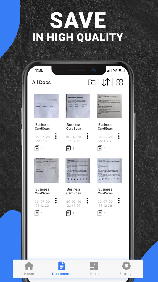 #4. SparkScan - PDF, Card Scanner (iOS) Által: Jenifer M