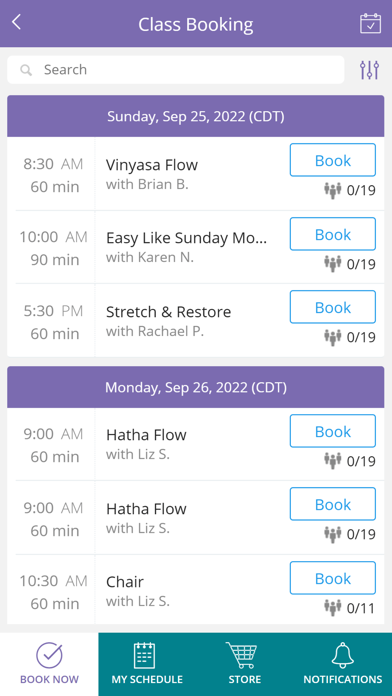 Serendipity Yoga and Wellness Screenshot