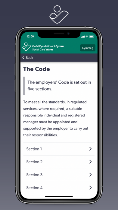 Social Care Employers Code Screenshot