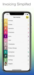 Bee Invoicing Mobile screenshot #1 for iPhone