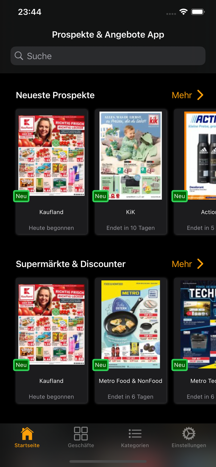 Prospekte and Angebote App
