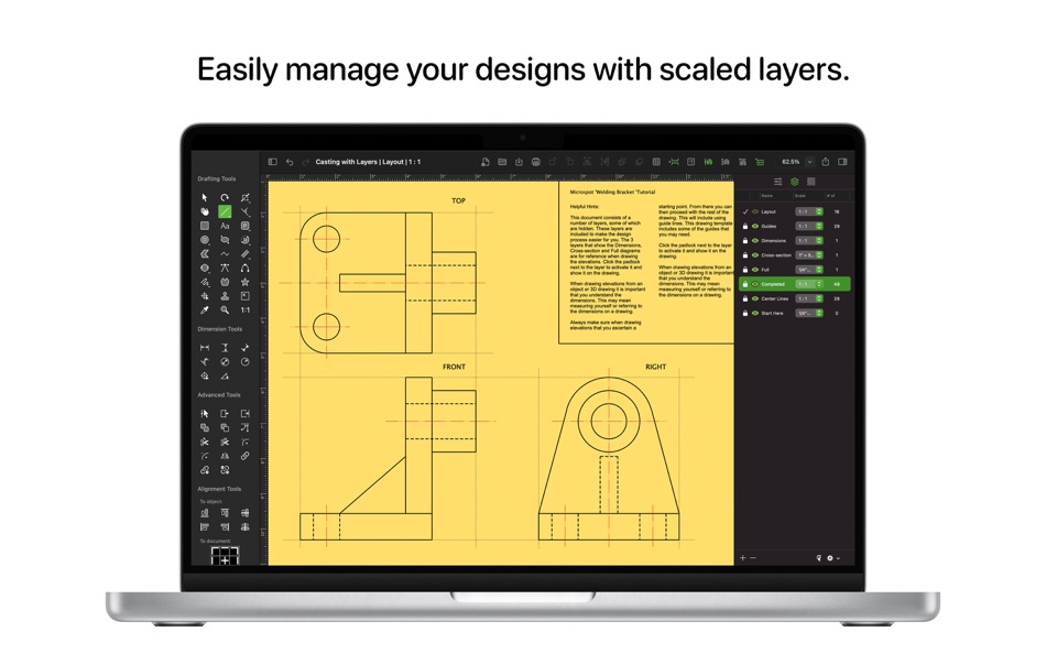#4. MacDraft Pro 8 (macOS) 来自: Microspot Ltd.