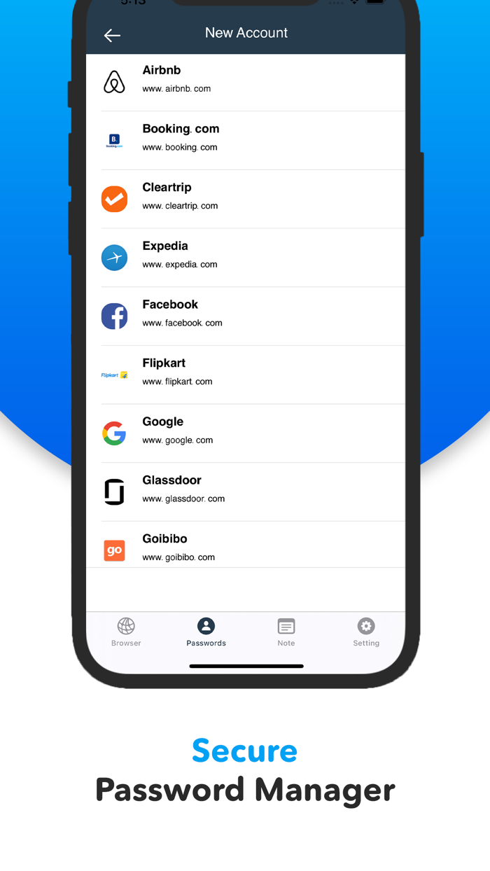 DManagér - Private Browser