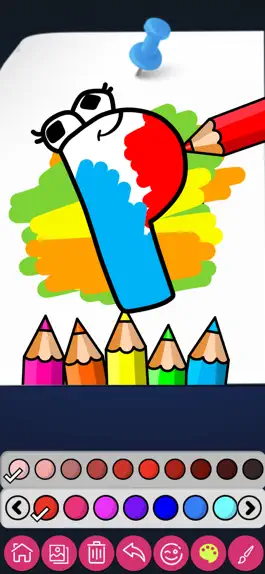 Game screenshot Alphabet Lo Coloring Book apk