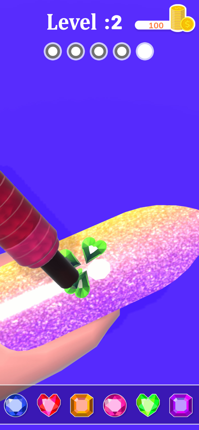 Polygel Nails Extension Game