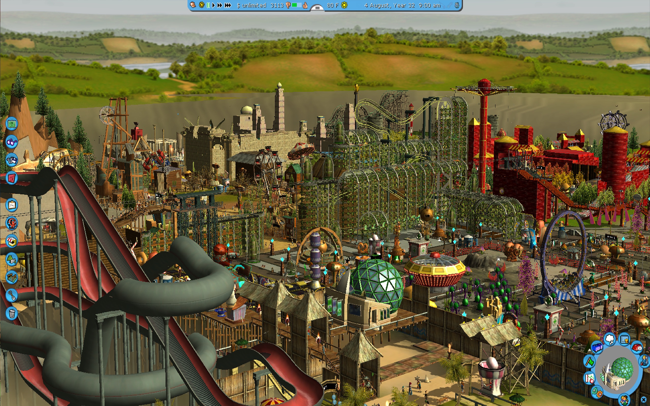 Screenshot do app RollerCoaster Tycoon® 3