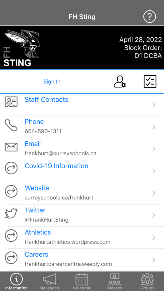 #1. FH Sting (iOS) 由: Surrey School District