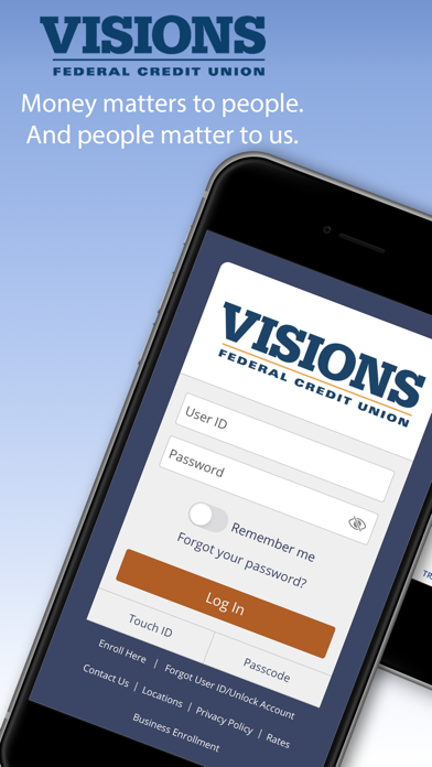 Visions FCU Mobile Screenshot
