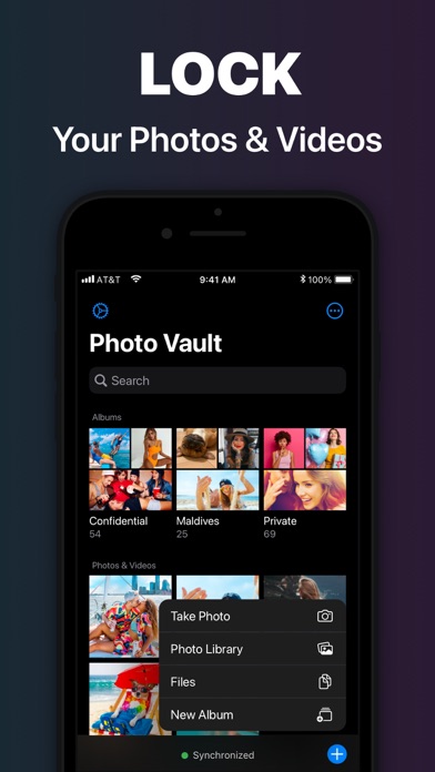 Photo Vault for iPhone Screenshot