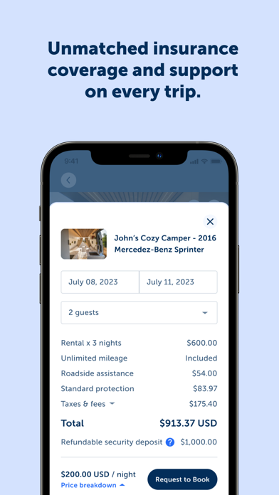 RVezy - RV & Trailer Rental Screenshot