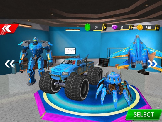 Octopus Car Transformer Robot