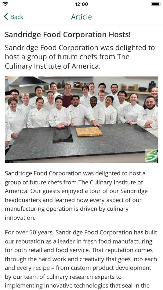 #3. Sandridge Go (iOS) 由: Sandridge Food Corporation