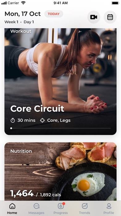 InfyNite Fitness Screenshot