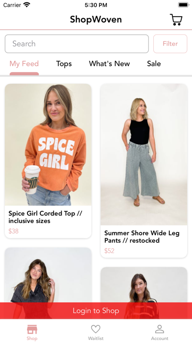 ShopWoven Screenshot