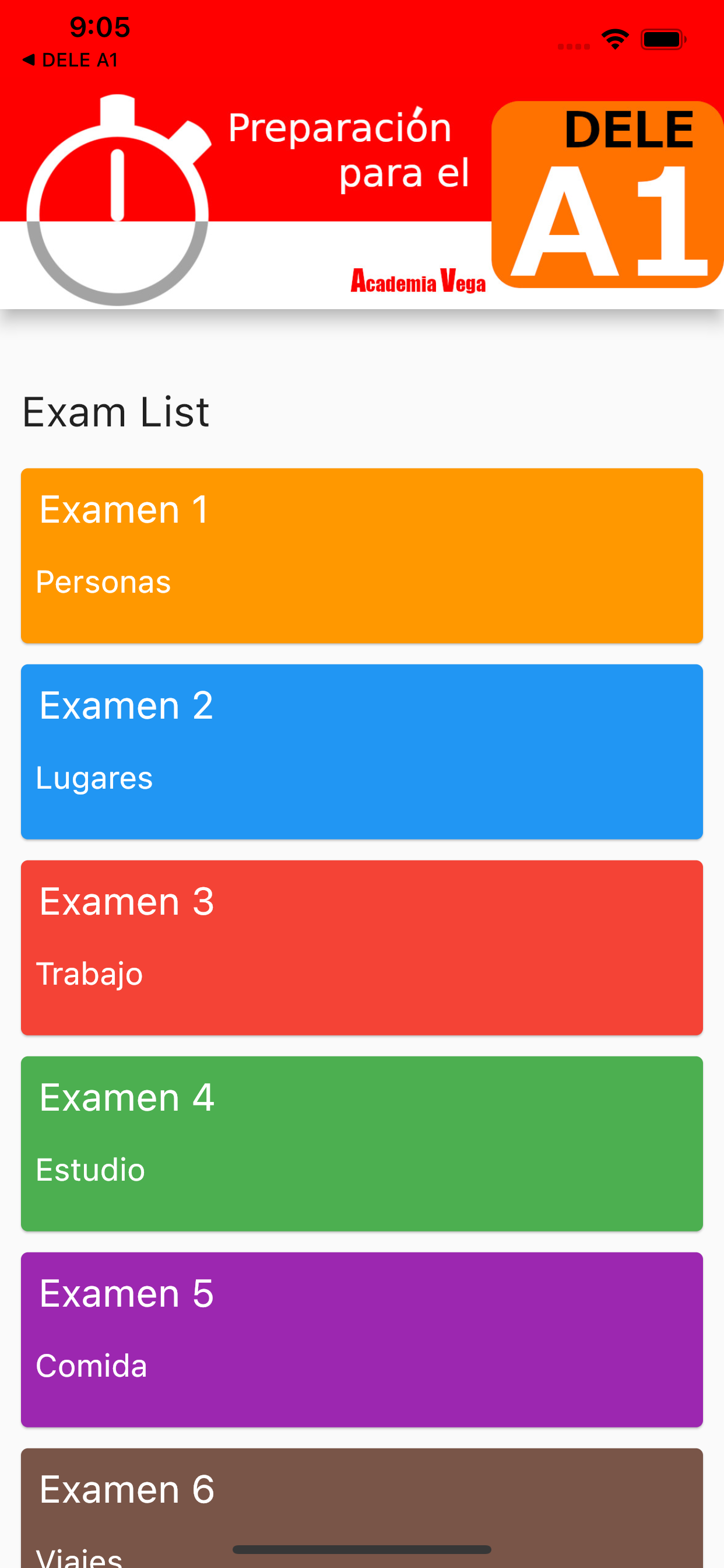 DELE A1 Spanish