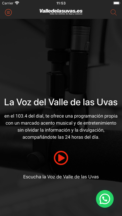 Radio Aspe · Valledelasuvas Screenshot 2 - AppWisp.com Radio Aspe · Valledelasuvas Screenshot 2 - AppWisp.com