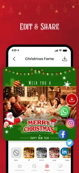 Game screenshot Christmas Photo Frame - Xmas hack