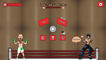 Wrestling Superstars Coloring Screenshot