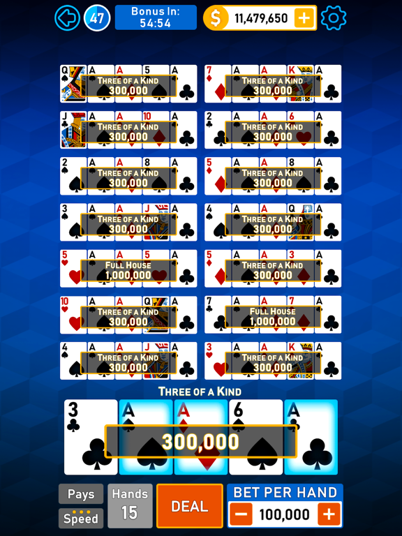 Screenshot #4 pour Video Poker Multi Bonus