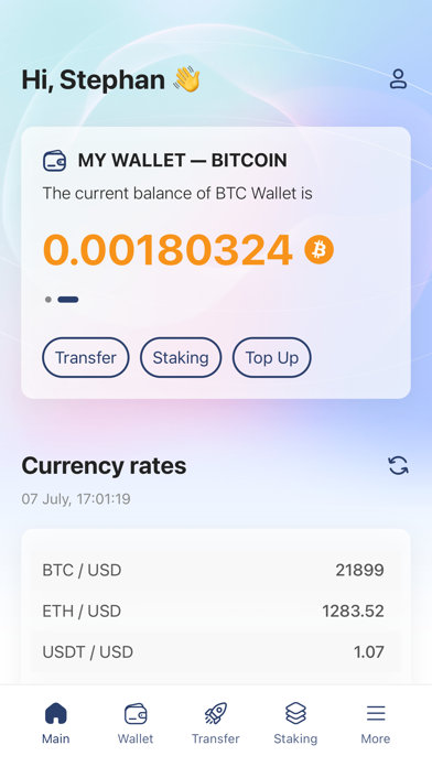 BankInMind — BIM Wallet Screenshot