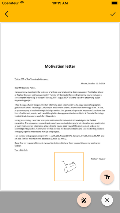 Sin PDF - Pdf file signing Screenshot