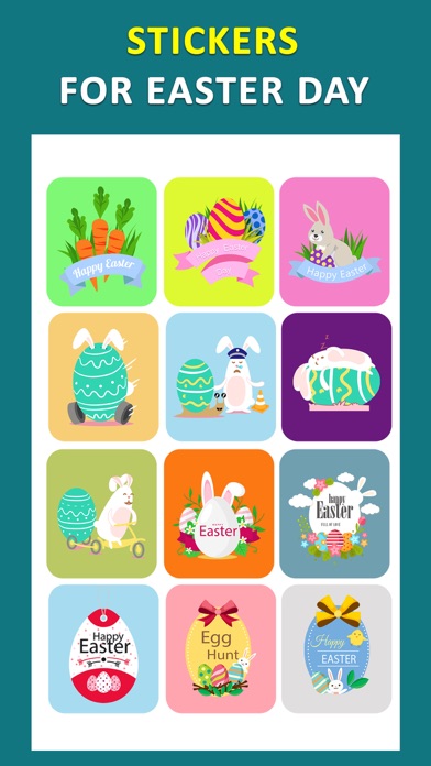 Happy Easter Day Sticker Image Screenshot