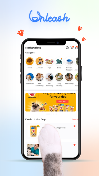Unleash - Pets & Lifestyle App Screenshot