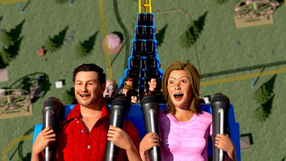 Roller Coaster Theme Park Game Screenshot